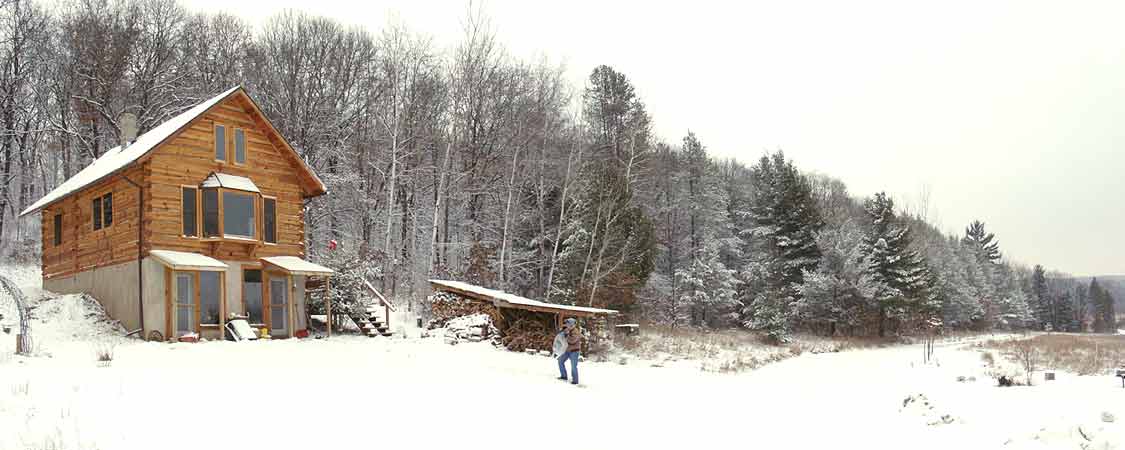 Pause in the snow