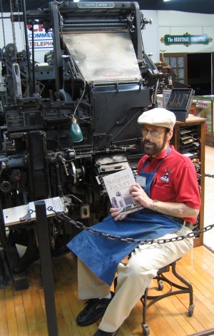 Doc with his Uncle Ken's book