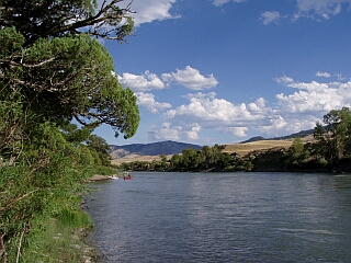 yellowstone river view