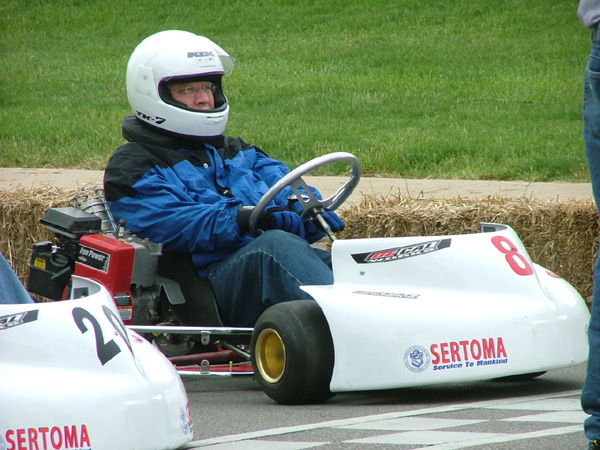 Mayor Kevin Smith Driving in Celebrity Race