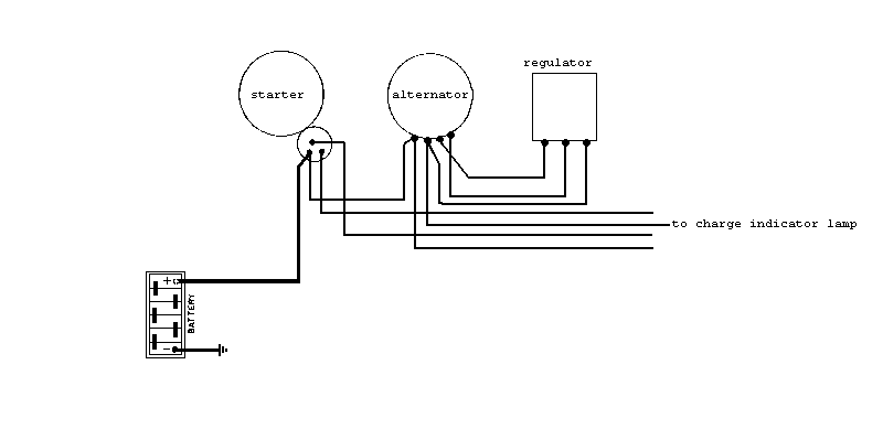 Wiring diagram of old alternator