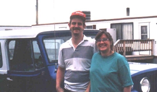 A Picture of us and the Jeep