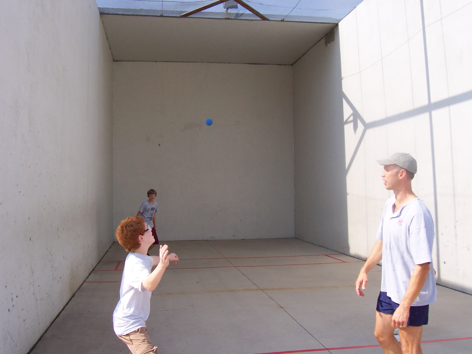 8th Graders learn Handball