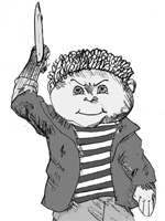 Sketch of Evil Doll