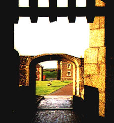 Entrance to Pendennis Castle.