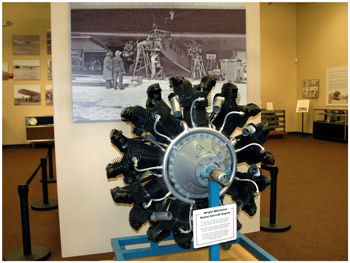 [Liberty Aviation Museum displays a concentration of items related to the Tri-Motors.]